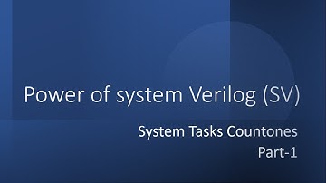Power Of System Verilog Part 1