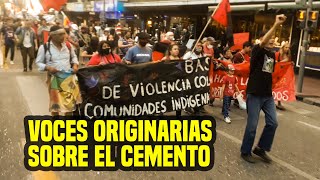 Voces originarias sobre el cemento
