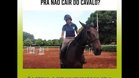 Como fazer para não cair do cavalo?