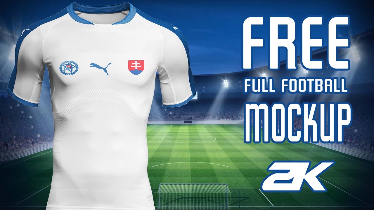 Download Free Full Football Kit Mockup Tutorial Slovakia Kit Youtube