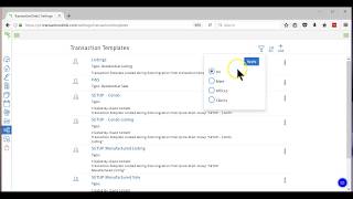 How to Create a Template in Transaction Desk