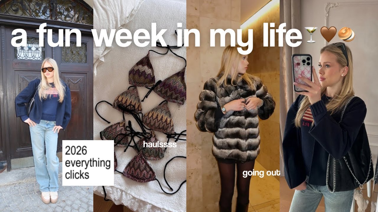 a fun week in my life 🍸🤎