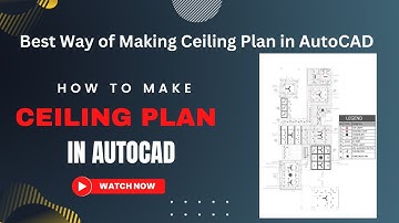 How To Make Ceiling Plan in AutoCAD👍 | AutoCAD Reflected Ceiling Plan🚀