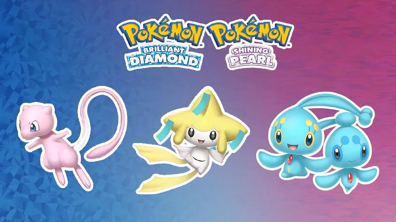 วิธีจับ MEW JIRACHI MANAPHY และ PHIONE ใน Pokemon Brilliant Diamond and