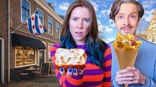 The food in Leiden SURPRISED US! 😋