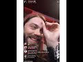 Tom Payne Instagram live 3/9/28