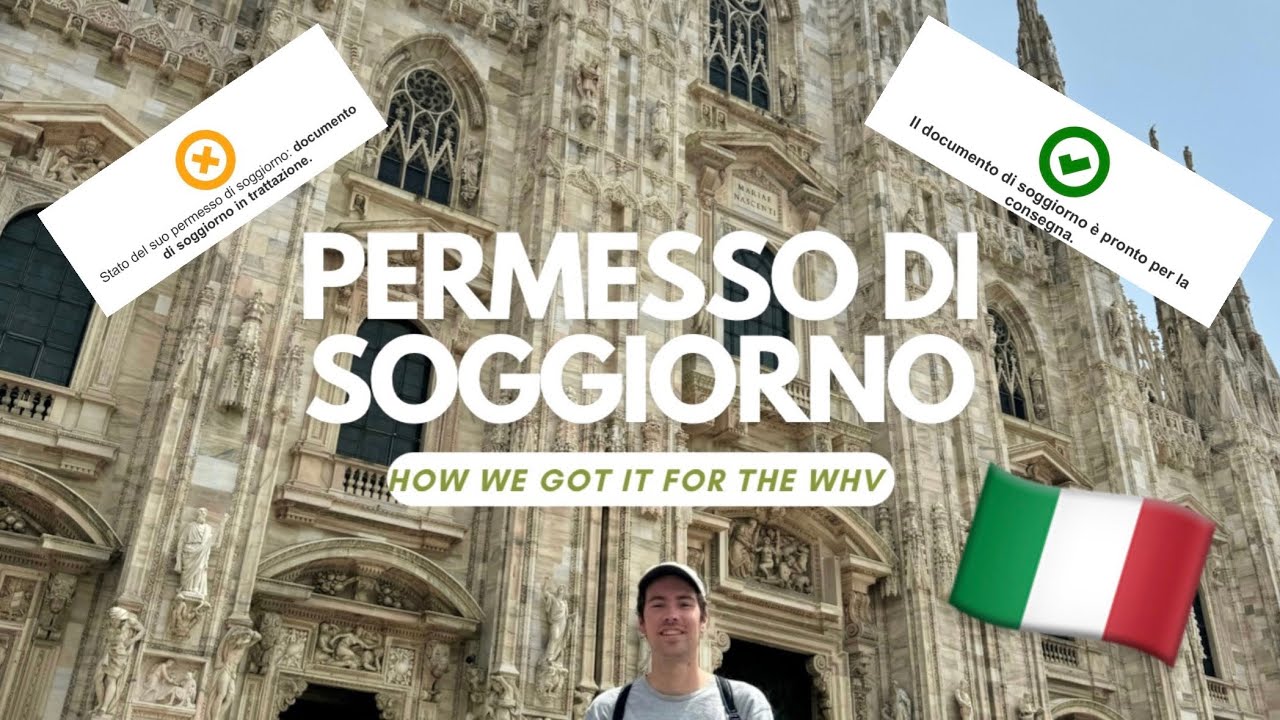 HOW I GOT MY RESIDENCY PERMIT IN ITALY (with the Working Holiday Visa) | PERMESSO DI SOGGIORNO