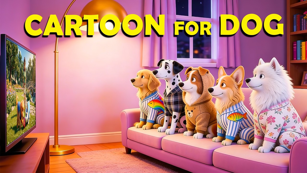 Мультфильмы про собак для просмотра 🐾 Видеоролики, которые помогут успокоить собак, когда они остаю