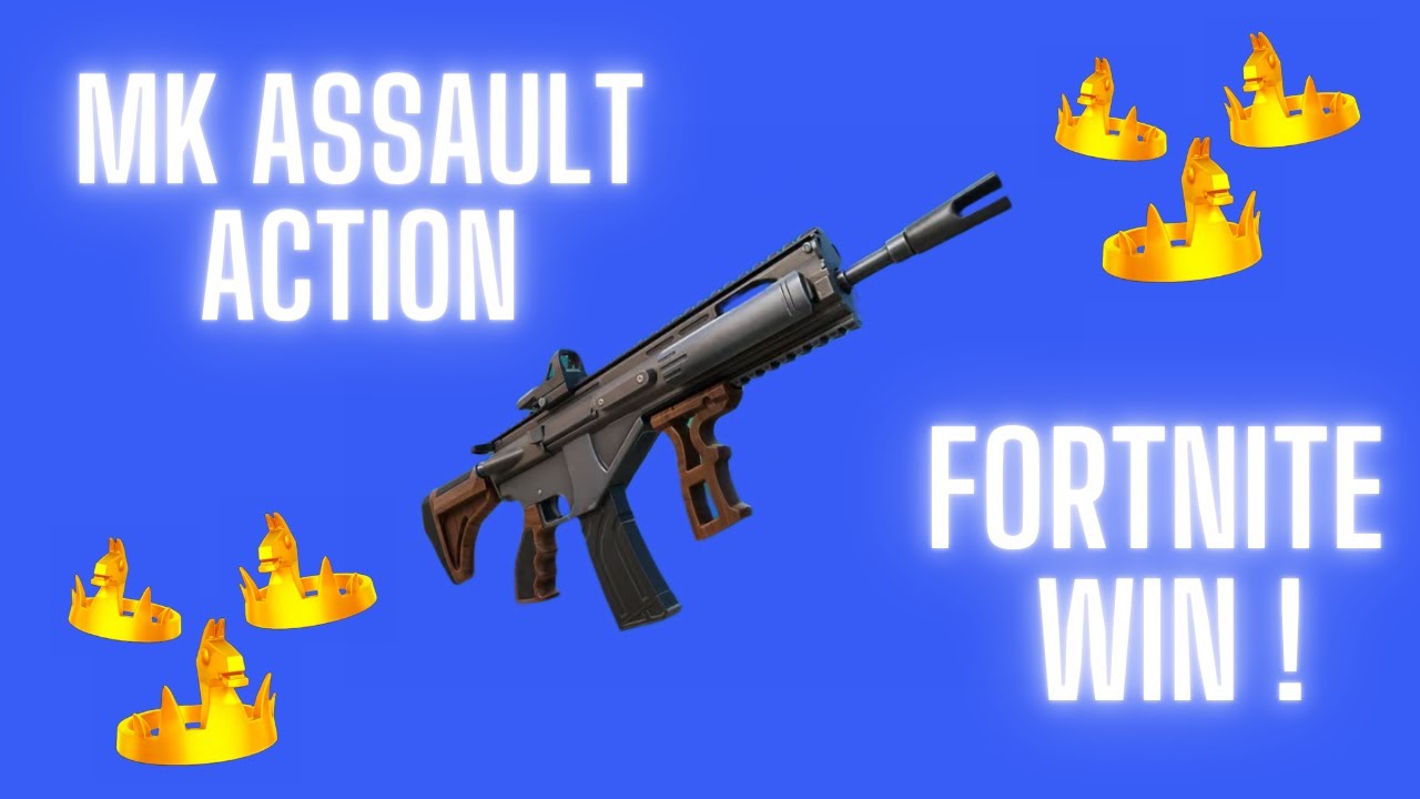 fortnite solo duos win made possible by mk assault rifle 😎 (chapter 4 ...