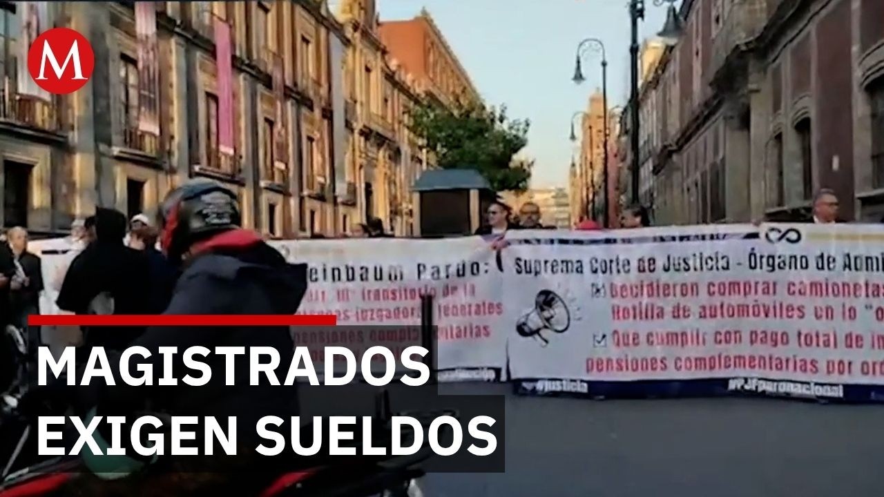 Jueces y magistrados protestan por falta de pagos tras reforma judicial