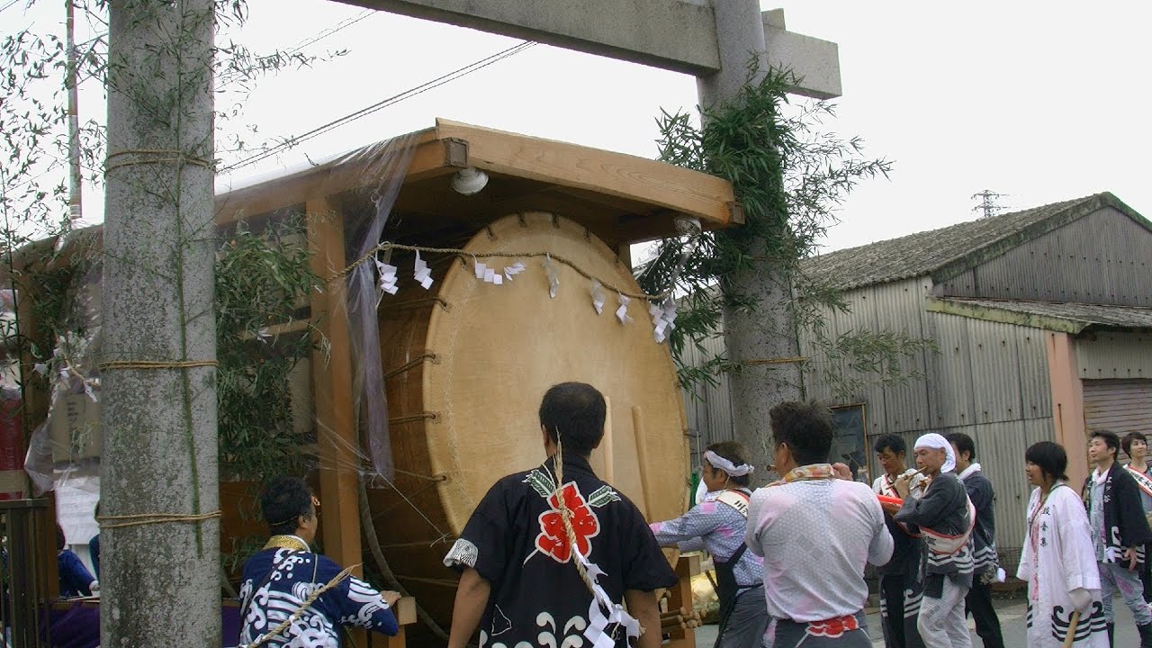 2016年　静岡県湖西市新居町中之郷　二宮神社例大祭