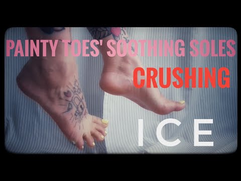 CRUSHING Ice with my FEET!