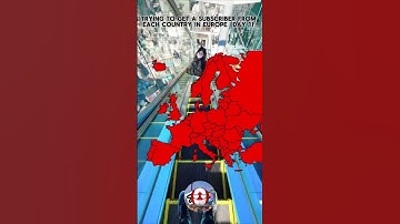 Trying to get a subscriber from each country in Europe #europe #geography #mapper #mapping