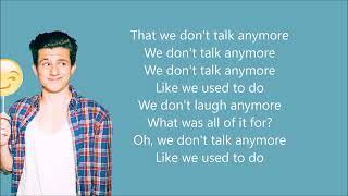 We don't talk anymore by Serena Gomez ft Charlie Puth official lyric video out at (Thabang)