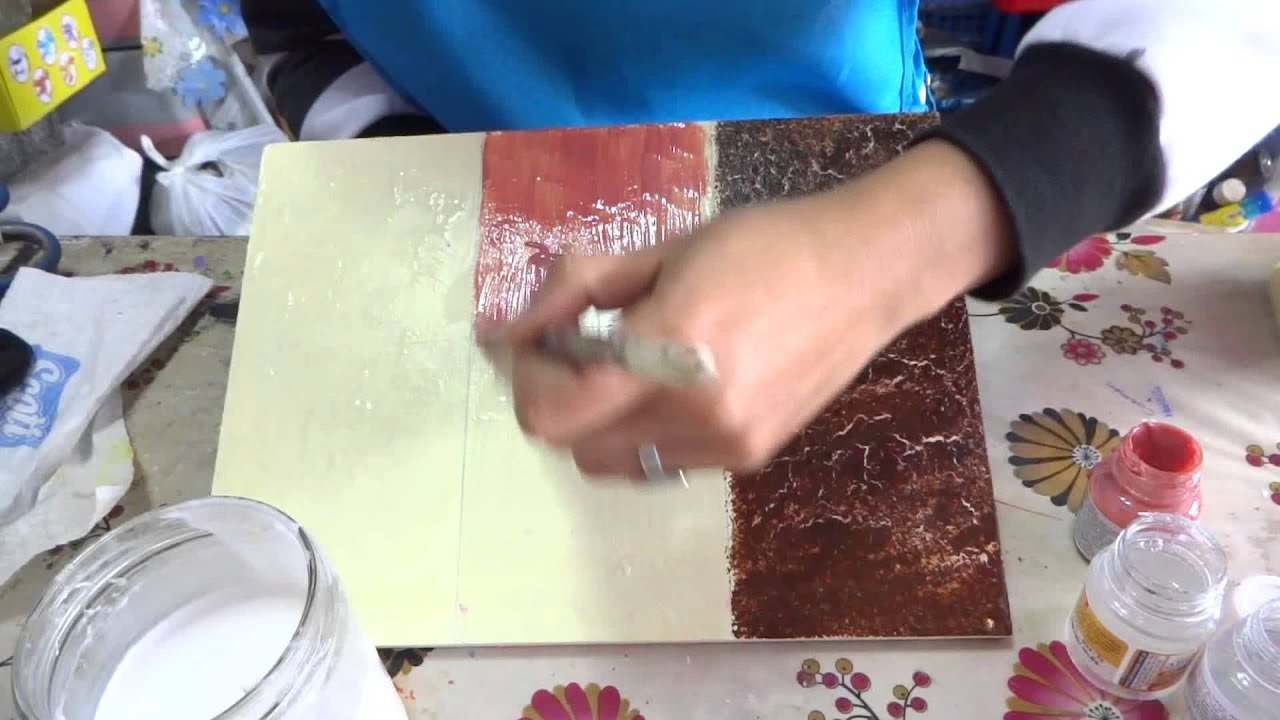 Manualidades: Diferentes Tecnicas De Craquelado - By: 