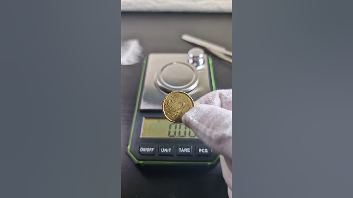 What's the weight of A20 Euro cent?