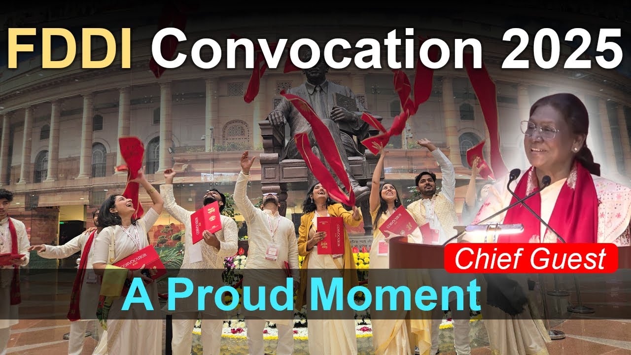 FDDI Convocation 2025 | Honoured by the President of India