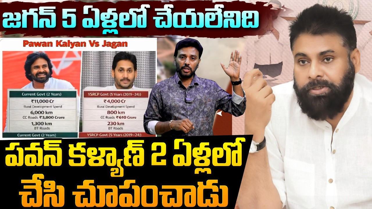జగన్  చేయలేనిది పవన్ కళ్యాణ్  చేసి చూపంచాడు.!! | Deputy CM Pawan Kalyan VS YS Jagan | TV24Studio