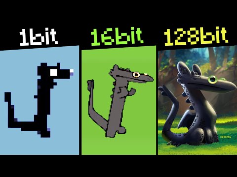 Toothless Dancing but every time more bits