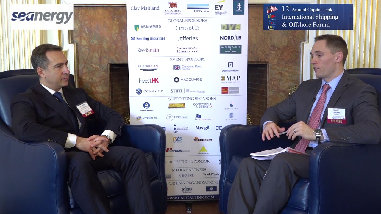 Seanergy Maritime - Stamatis Tsantanis CEO - Randy Giveans, Equity Analyst-Jefferies Interview