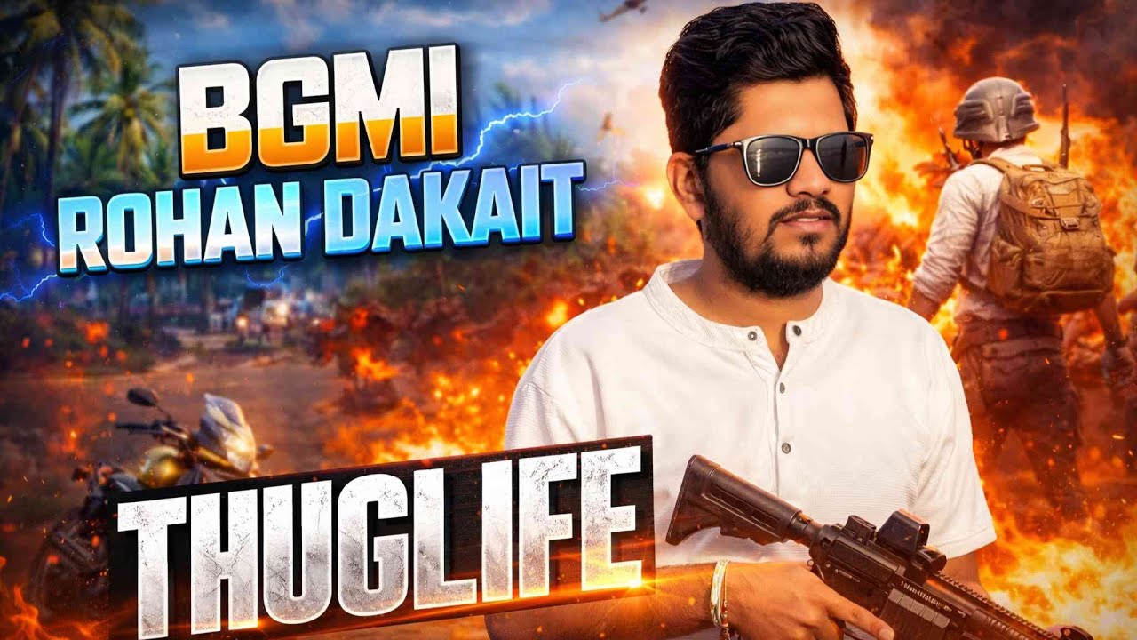 BGMI Live Stream 🔥 | Intense Fight + Chicken Dinner | Rohan Dakait