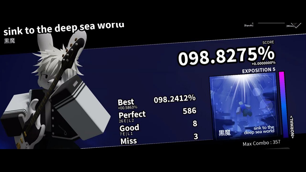 Sink to the deep sea world chart showcase