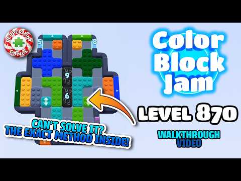 Color Block Jam - Level 870 Walkthrough Solution