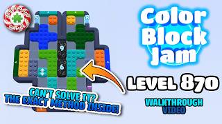 Color Block Jam - Level 870 Walkthrough Solution