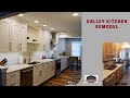 Detailed description of galley kitchen remodel