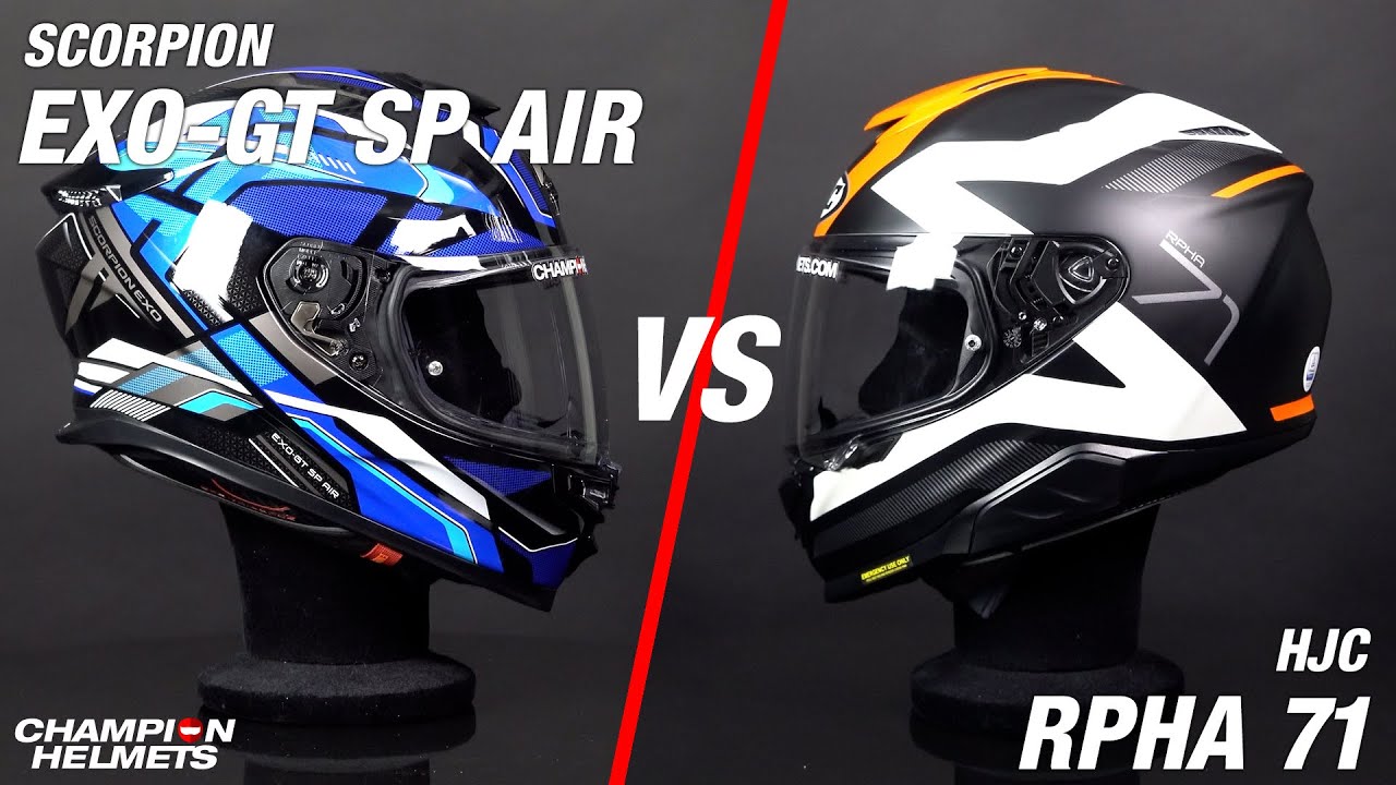 Scorpion EXO-GT SP Air VS HJC RPHA 71 | Which Helmet Should You