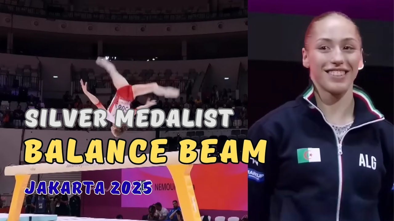 🇩🇿 Kaylia Nemour – 2025 World Championships Finals | BALANCE BEAM🥈 Silver Medalist (🇩🇿 ALGERIA)