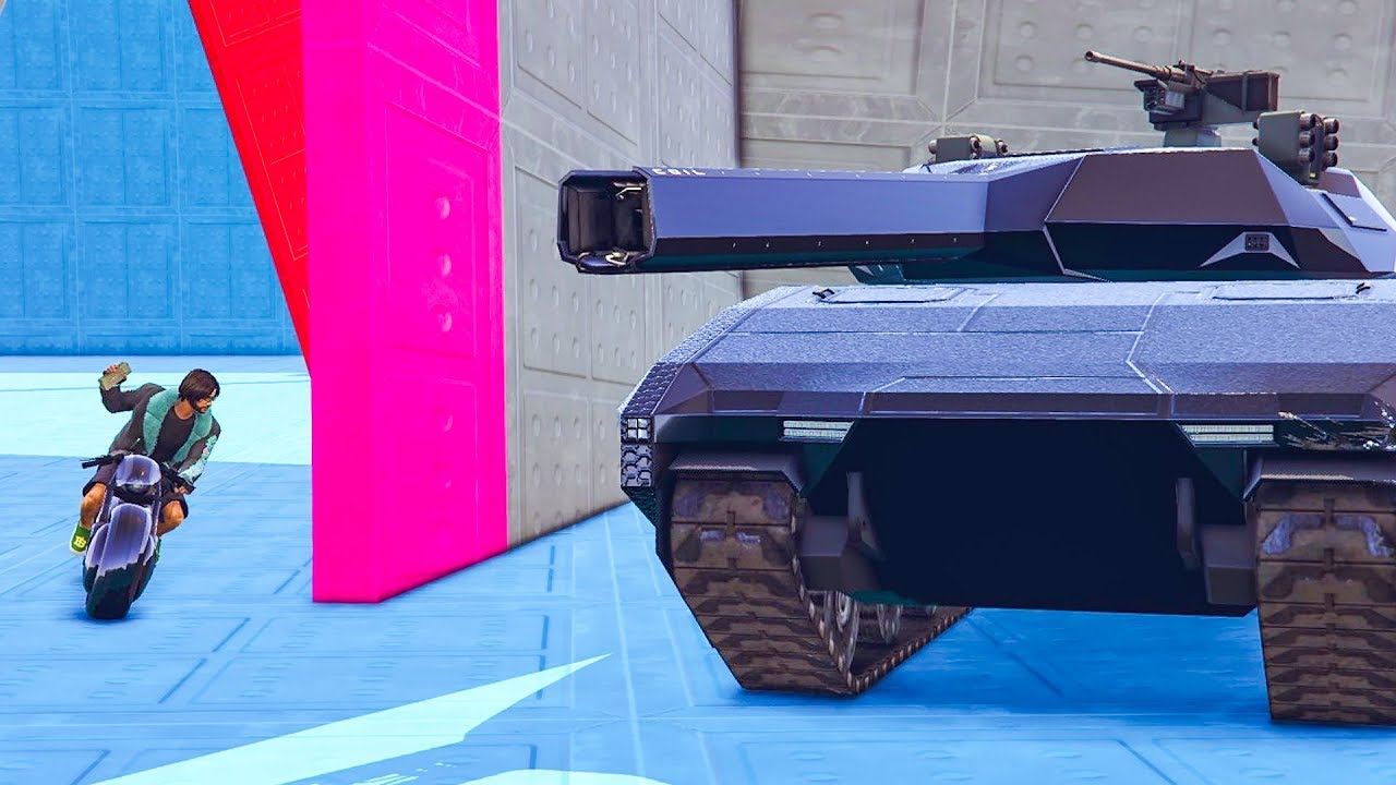 4-Player Tank vs Shotaros Battle - GTA V Online Funny Moments | JeromeACE