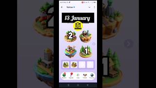 13 January vertus Combo today #vertusbotsetup #vertusmining #vertusbot #combo #combocards #miningapp
