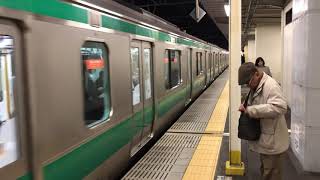 E233系7000番台ハエ108編成西大井発車