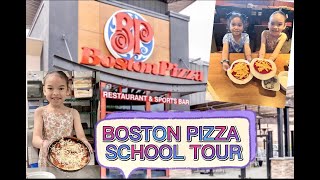 FIELD TRIP || BOSTON PIZZA SCHOOL TOUR || MAKE YOUR OWN PIZZA || INDAY ALEXA VLOG