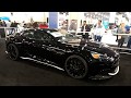 2018 BLACK ASTON MARTIN VANQUISH S COUPE V12 @ PHILADELPHIA CONVENTION CENTER CAR SHOW