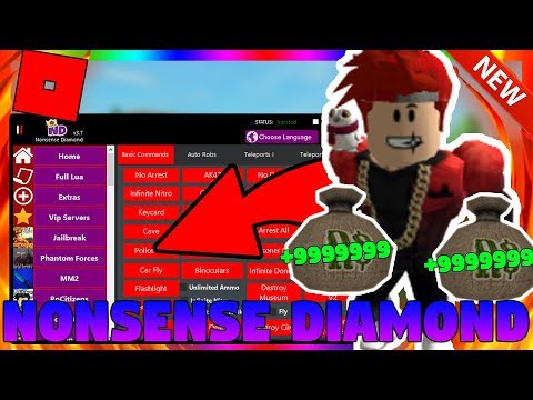 Jailbreak Free Money New Roblox Exploit Nonsense Diamond V4 0 - jailbreak free money new roblox exploit nonsense diamond v4 0 w carfly money more duration 4 14