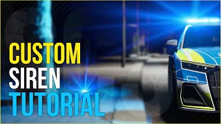 Add your own Sirens | Siren Control System v0.9 | Tutorial - for Unreal Engine 5