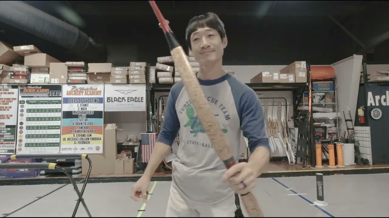 100 lbs Manchu bow - Yarha Painted and wrapped.