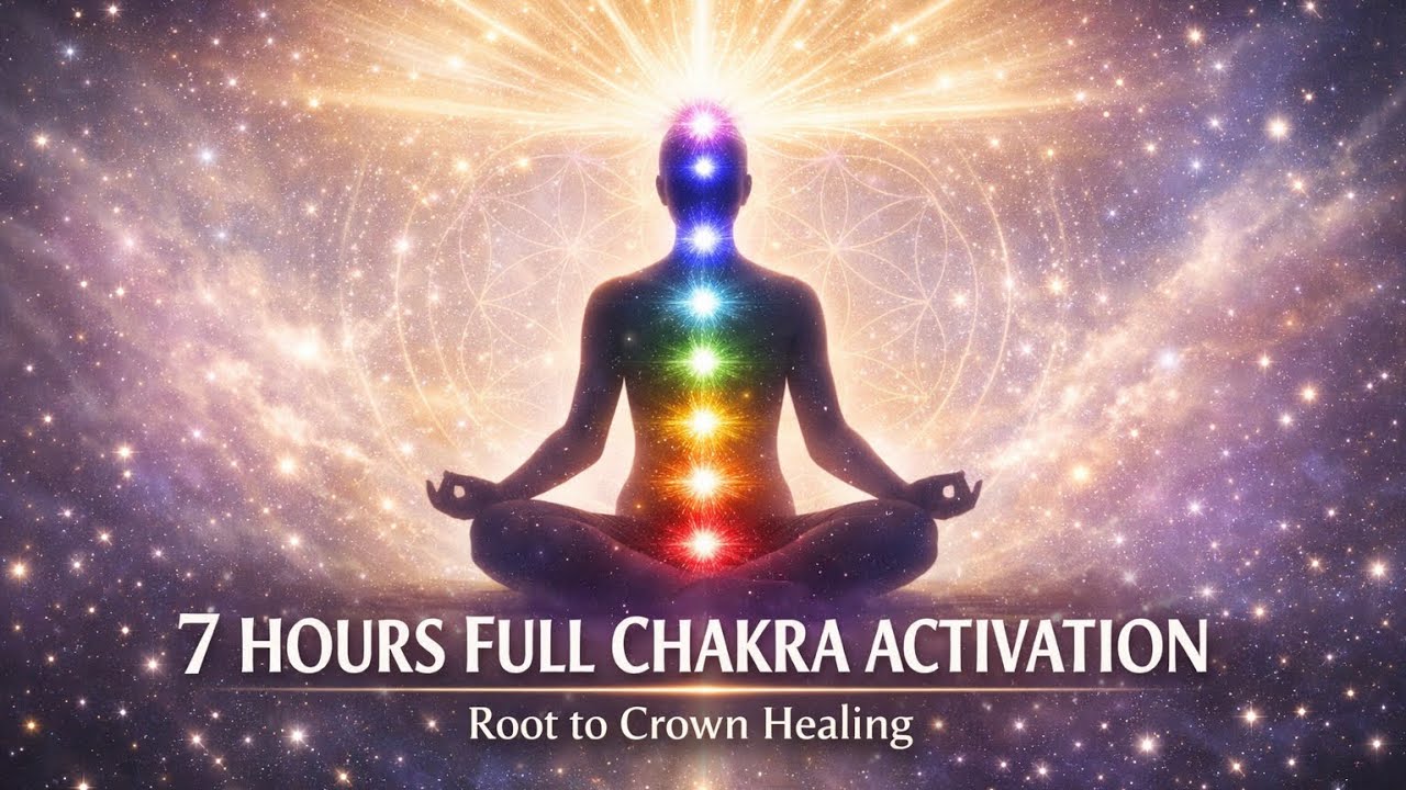 🌈✨ 7 HOURS FULL CHAKRA ACTIVATION | Deep Healing & Alignment | Root to Crown ✨🌈