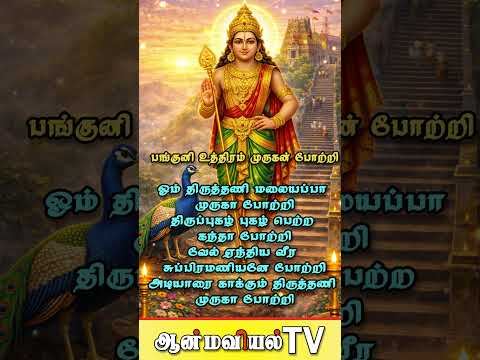 திருத்தணி முருகன் போற்றி | Thiruthani Murugan Potri Tamil | Powerful Murugan Chant | Aanmaviyal TV
