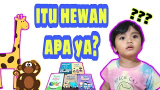 unboxing flashcard || belajar mengenal hewan| part 1