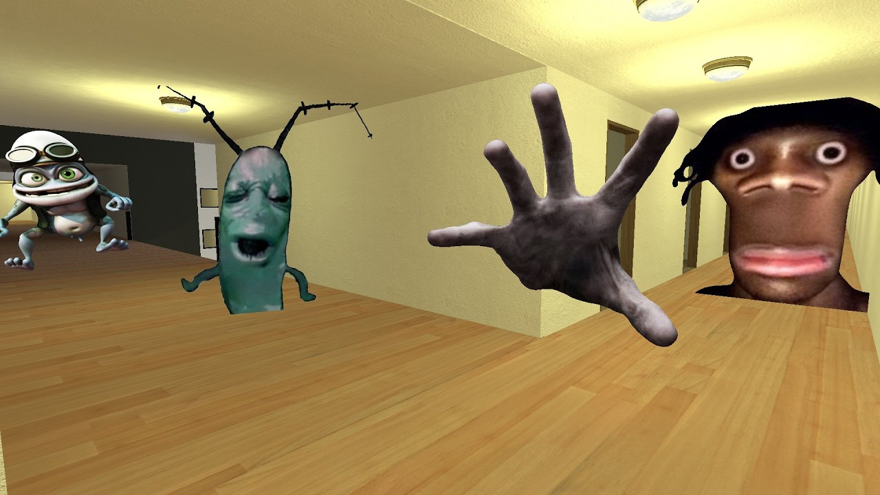 MY NAME IS PLANKTON HAND1 AUUGHH AND CRAZY FROG IN LIMINAL HOTEL