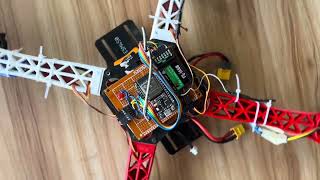 DIY ESP32 quadcopter test flight results - PiD tuning and time cycle variation