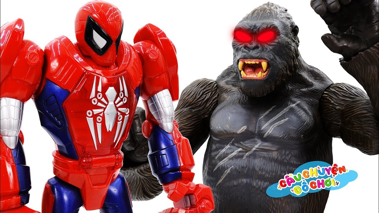 ĐỒ CHƠI SIÊU NHÂN NGƯỜI NHỆN  ROBOT Đại Chiến QUÁI VẬT KHỔNG LỒ - Câu Chuyện Đồ Chơi