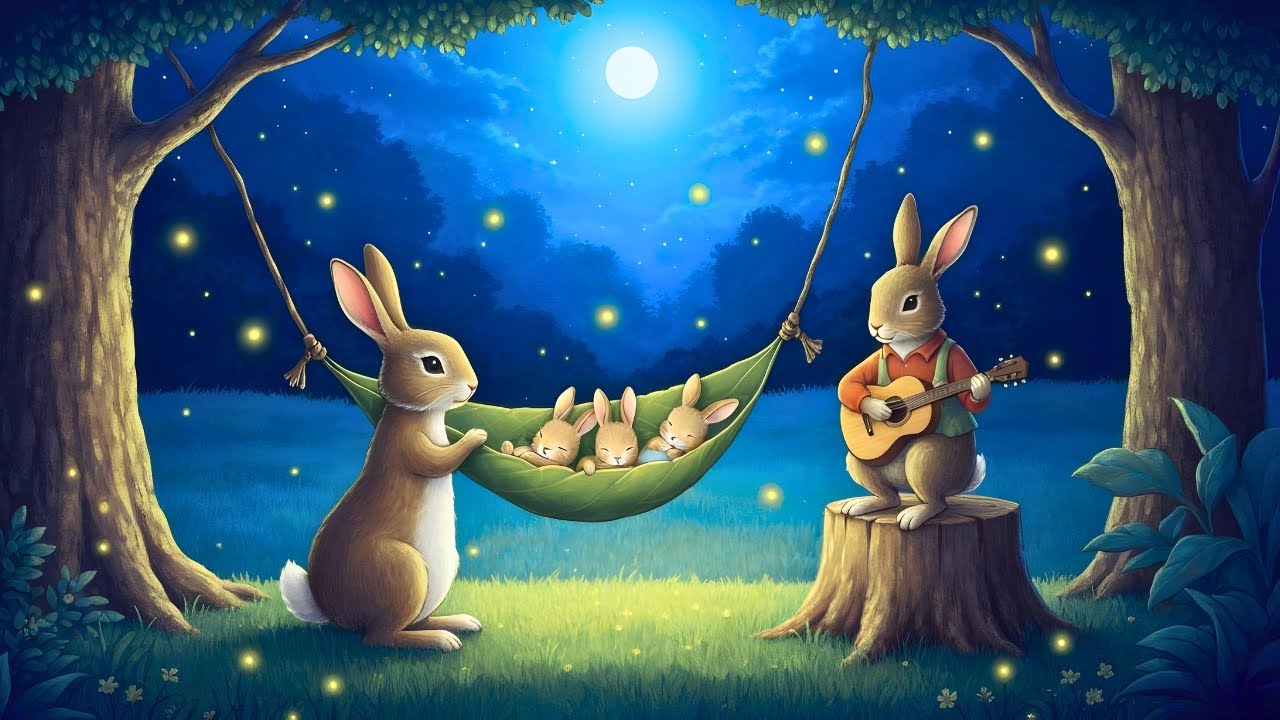 Nakts Dziesma Zaķēniem | ZIBUMuzika | Maiga Šūpuļdziesma Bērniem Latviski