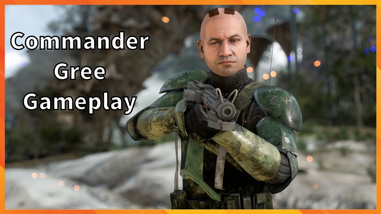 Commander Gree Gameplay Star Wars Battlefront 2