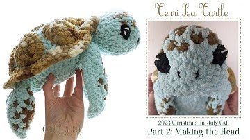 Terri Sea Turtle CAL | Part 2 : Making the Head