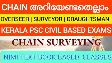 ITI level NIMI text based class DRAUGHTSMAN CIVIL Engineering CHAIN SURVEYING CLASS CHAIN Kerala psc