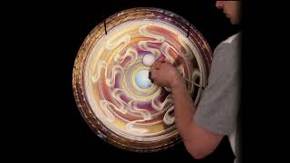 Grotta Sonora 19" Hand Gong - Gold and Purple Plasma (Example) | Gongs Unlimited